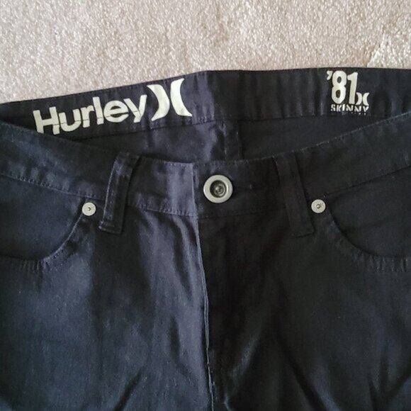 Hurley Skinny Jeans Black 81 Jeans Women's Size 27 - Picture 2 of 13